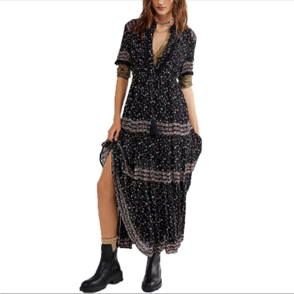 Free People rare feelings maxi  dress